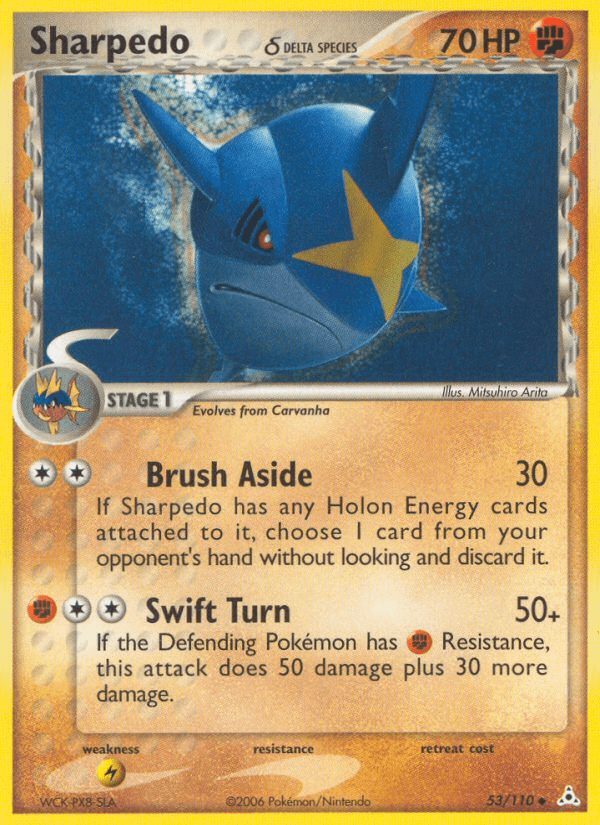 Carta Sharpedo δ 53/110 do set Holon Phantoms — Pokémon TCG | Bynx
