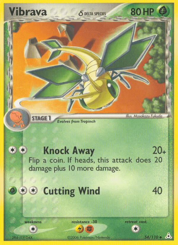 Carta Vibrava δ 54/110 do set Holon Phantoms — Pokémon TCG | Bynx