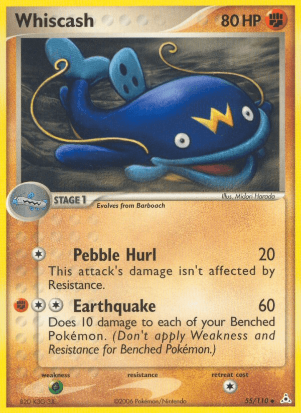 Carta Whiscash 55/110 do set Holon Phantoms — Pokémon TCG | Bynx