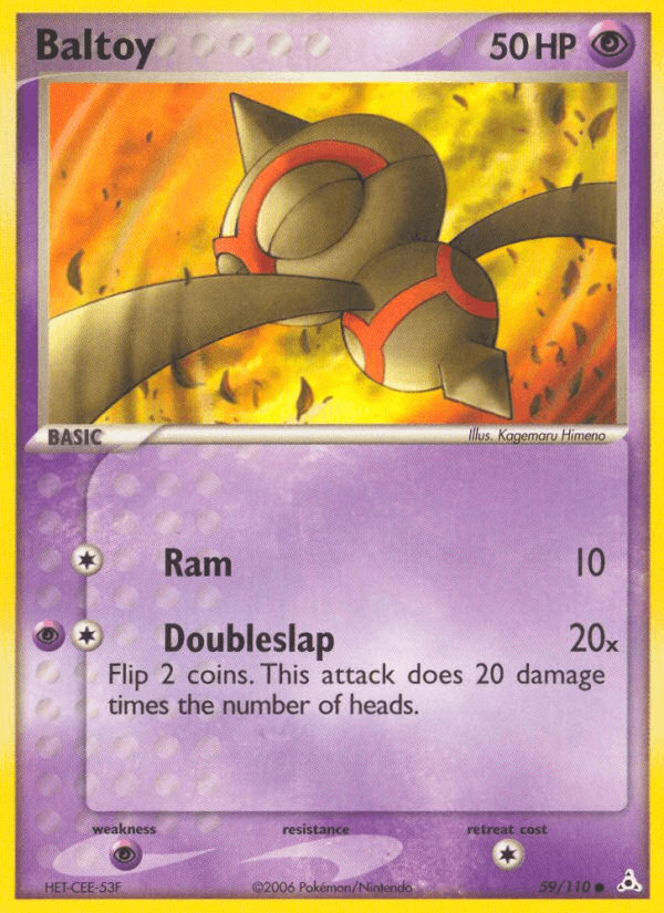 Carta Baltoy 59/110 do set Holon Phantoms — Pokémon TCG | Bynx
