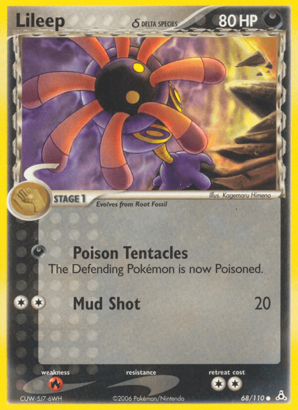 Carta Lileep δ 68/110 do set Holon Phantoms — Pokémon TCG | Bynx