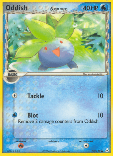 Carta Oddish δ 73/110 do set Holon Phantoms — Pokémon TCG | Bynx