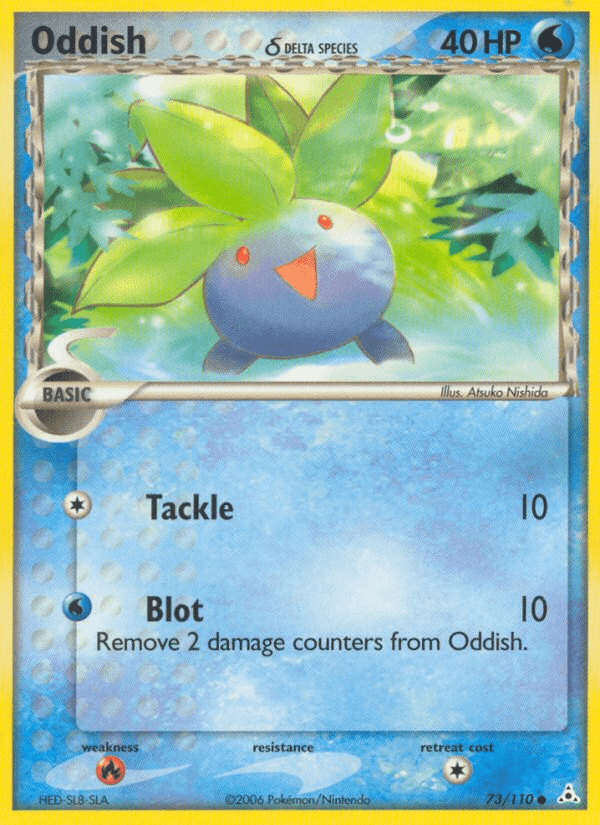 Carta Oddish δ 73/110 do set Holon Phantoms — Pokémon TCG | Bynx