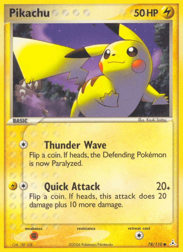 Carta Pikachu 78/110 do set Holon Phantoms — Pokémon TCG | Bynx