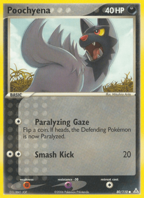 Carta Poochyena 80/110 do set Holon Phantoms — Pokémon TCG | Bynx