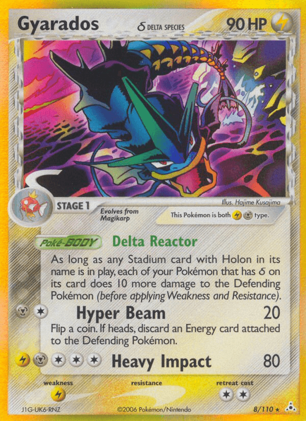 Carta Gyarados δ 8/110 do set Holon Phantoms — Pokémon TCG | Bynx
