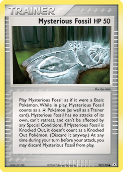 Mysterious Fossil 92/110 — Holon Phantoms