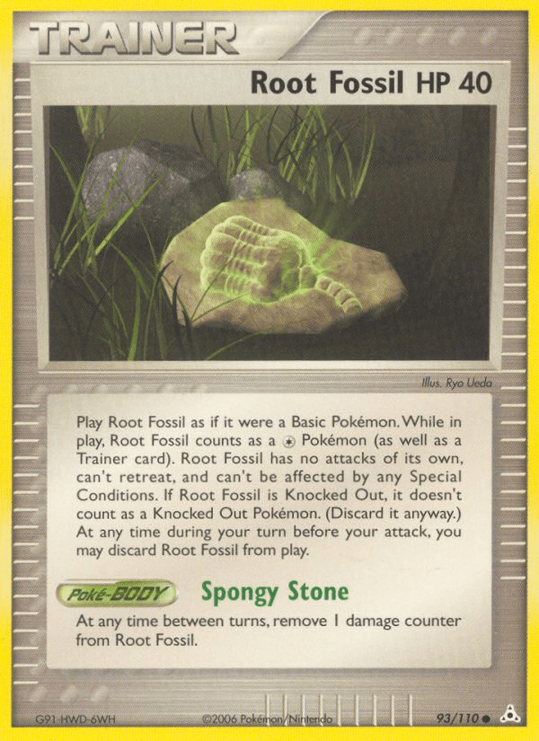 Carta Root Fossil 93/110 do set Holon Phantoms — Pokémon TCG | Bynx