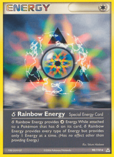Carta δ Rainbow Energy 98/110 do set Holon Phantoms — Pokémon TCG | Bynx