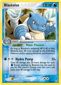 Blastoise 14 — Crystal Guardians