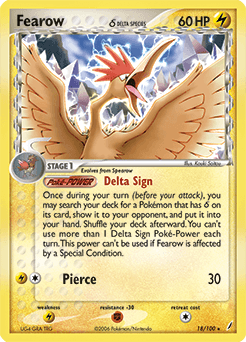 Fearow δ 18/100 — Crystal Guardians