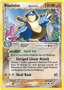 Blastoise δ 2 — Crystal Guardians