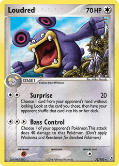 Loudred 23/100 — Crystal Guardians