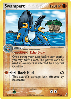 Swampert 27/100 — Crystal Guardians