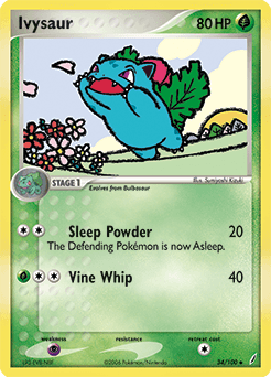 Ivysaur 34/100 — Crystal Guardians