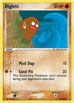 Diglett 50/100 — Crystal Guardians