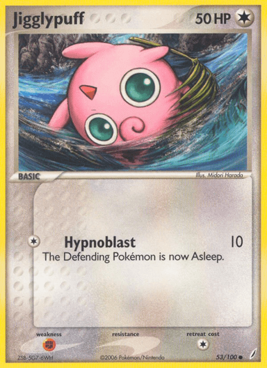 Carta Jigglypuff 53/100 do set Crystal Guardians — Pokémon TCG | Bynx