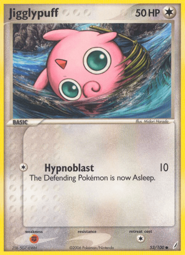 Carta Jigglypuff 53/100 do set Crystal Guardians — Pokémon TCG | Bynx