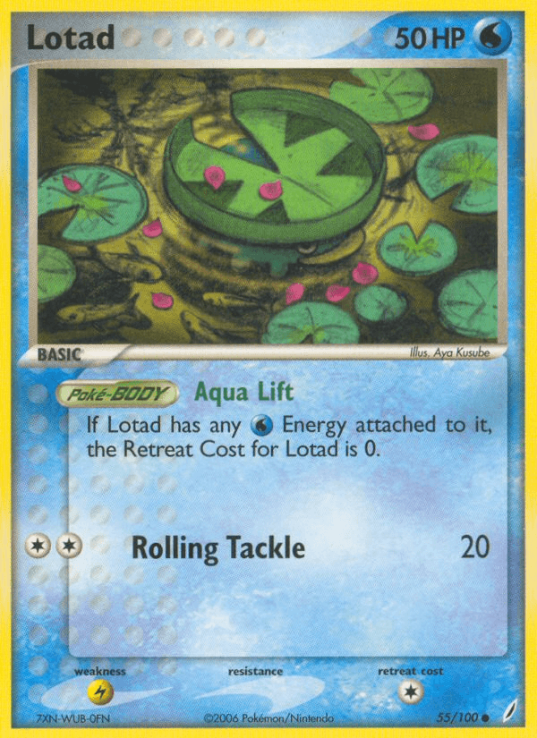 Carta Lotad 55/100 do set Crystal Guardians — Pokémon TCG | Bynx