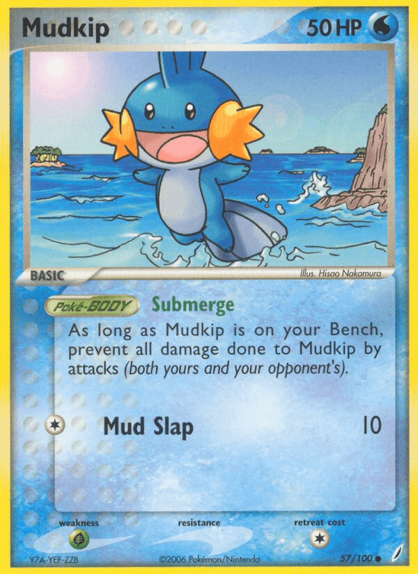 Carta Mudkip 57/100 do set Crystal Guardians — Pokémon TCG | Bynx