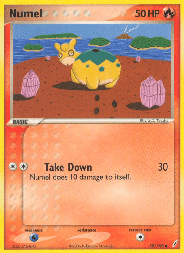 Carta Numel 59/100 do set Crystal Guardians — Pokémon TCG | Bynx