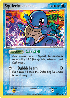 Squirtle 64/100 — Crystal Guardians