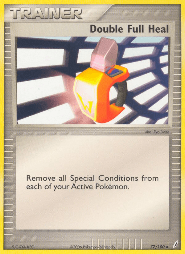 Carta Double Full Heal 77/100 do set Crystal Guardians — Pokémon TCG | Bynx