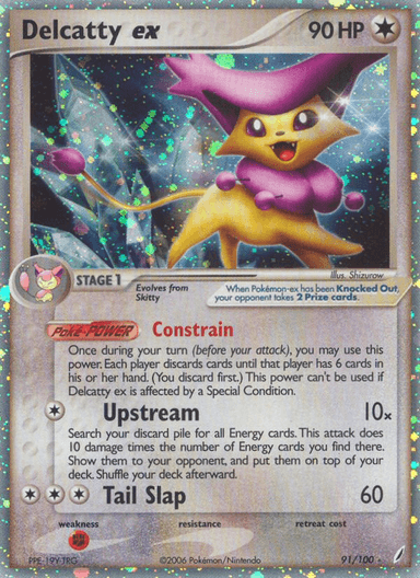 Carta Delcatty ex 91/100 do set Crystal Guardians — Pokémon TCG | Bynx