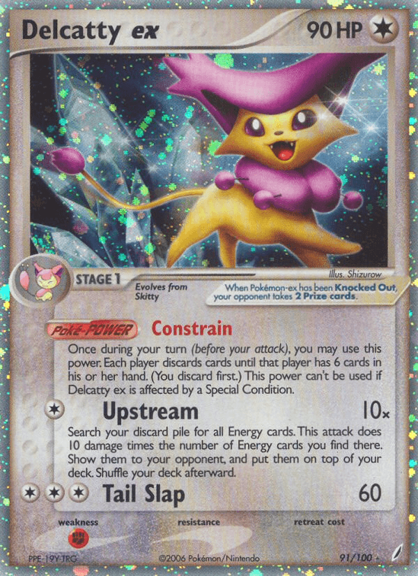 Carta Delcatty ex 91/100 do set Crystal Guardians — Pokémon TCG | Bynx