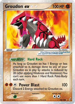 Groudon ex 93 — Crystal Guardians