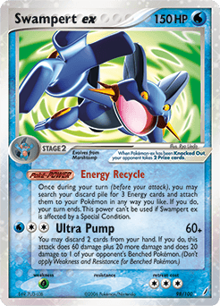 Swampert ex 98/100 — Crystal Guardians