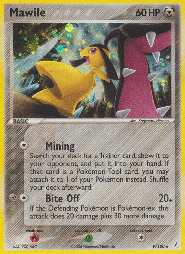 Carta Mawile 9/100 do set Crystal Guardians — Pokémon TCG | Bynx