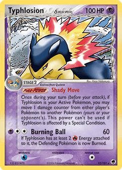 Typhlosion δ 12 — Dragon Frontiers