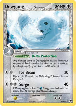 Dewgong δ 15 — Dragon Frontiers