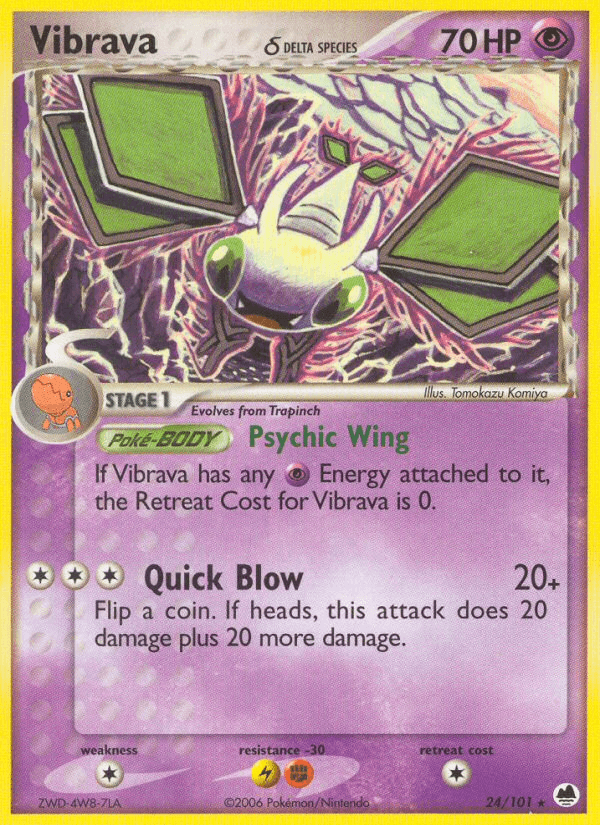 Carta Vibrava δ 24/101 do set Dragon Frontiers — Pokémon TCG | Bynx
