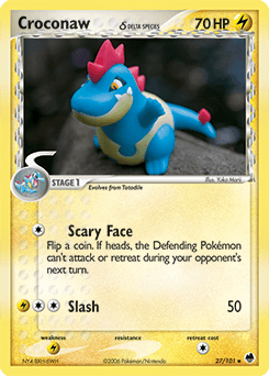 Croconaw δ 27/101 — Dragon Frontiers