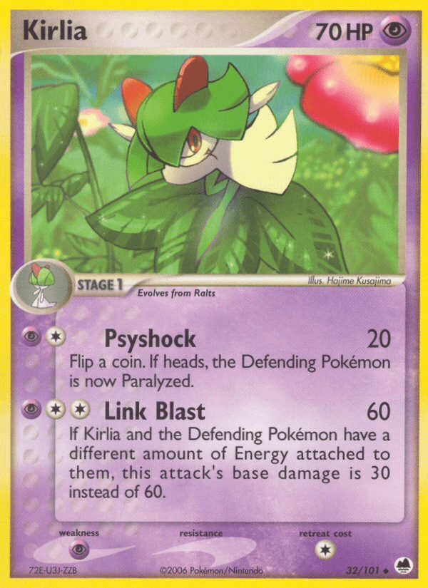 Carta Kirlia 32/101 do set Dragon Frontiers — Pokémon TCG | Bynx
