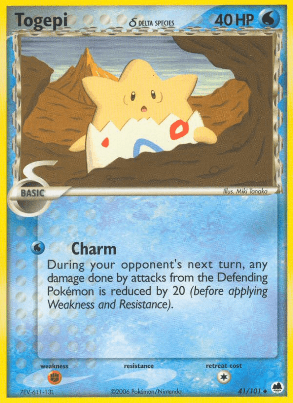 Carta Togepi δ 41/101 do set Dragon Frontiers — Pokémon TCG | Bynx