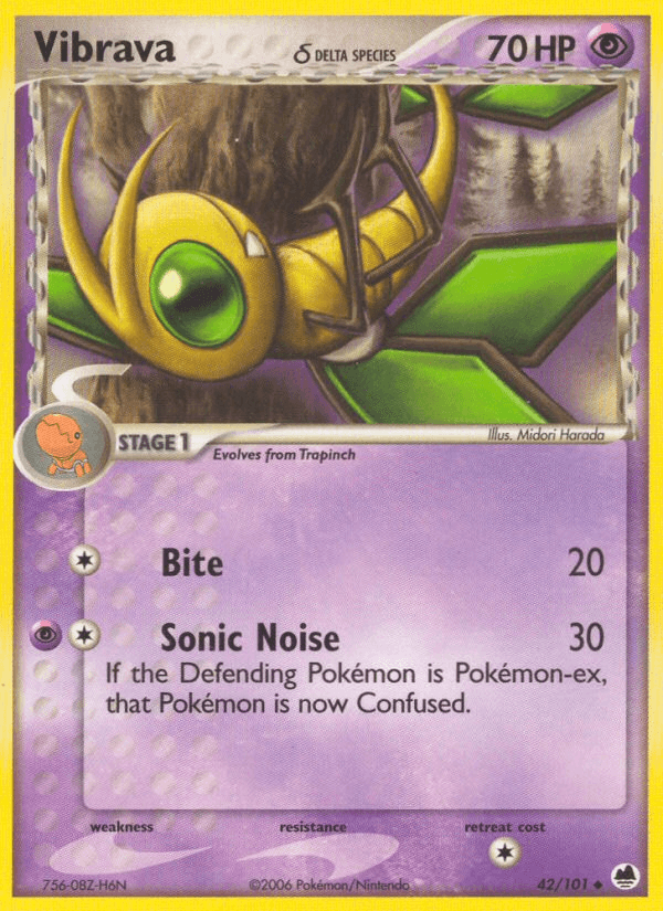 Carta Vibrava δ 42/101 do set Dragon Frontiers — Pokémon TCG | Bynx