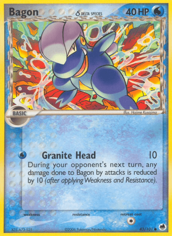 Carta Bagon δ 43/101 do set Dragon Frontiers — Pokémon TCG | Bynx