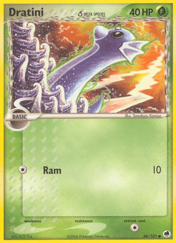 Carta Dratini δ 46/101 do set Dragon Frontiers — Pokémon TCG | Bynx