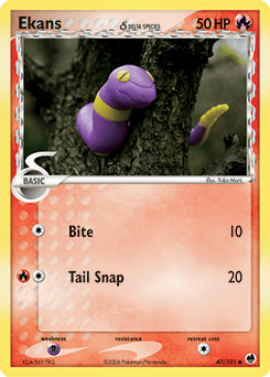 Ekans δ 47/101 — Dragon Frontiers