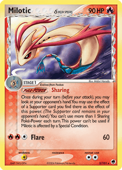Milotic δ 5/101 — Dragon Frontiers