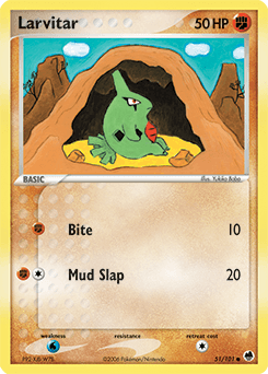 Larvitar 51/101 — Dragon Frontiers