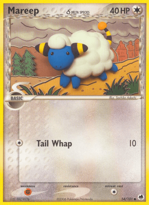 Carta Mareep δ 54/101 do set Dragon Frontiers — Pokémon TCG | Bynx
