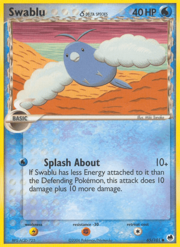 Carta Swablu δ 65/101 do set Dragon Frontiers — Pokémon TCG | Bynx