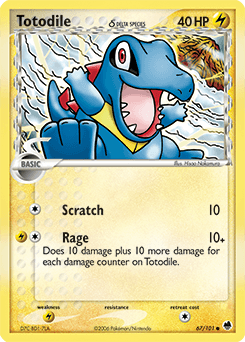 Totodile δ 67 — Dragon Frontiers