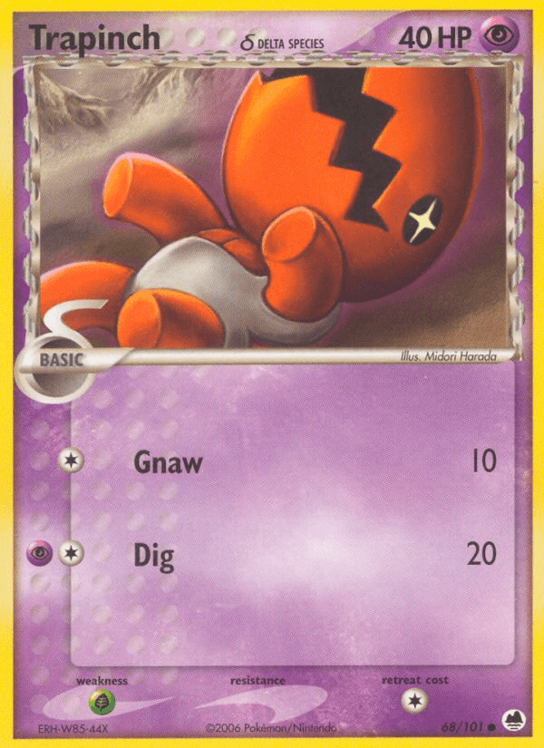 Carta Trapinch δ 68/101 do set Dragon Frontiers — Pokémon TCG | Bynx