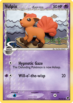 Vulpix δ 70 — Dragon Frontiers