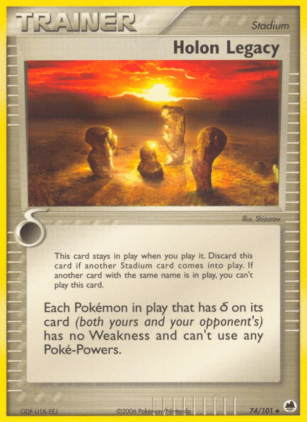 Carta Holon Legacy 74/101 do set Dragon Frontiers — Pokémon TCG | Bynx